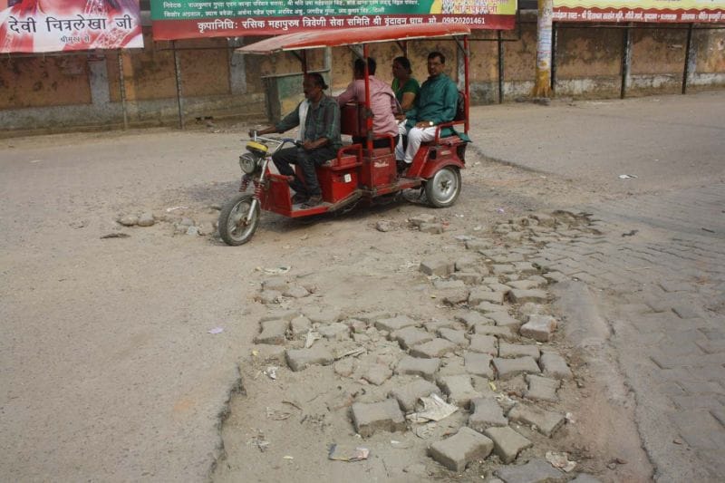bad roads will be a problem for devotees