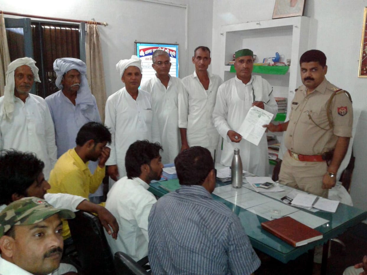 BKU activists in police drama