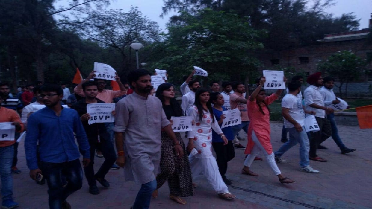 candle march against gang rape