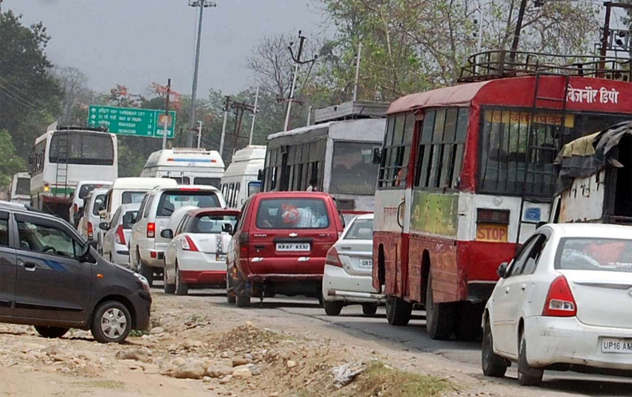 Chardham yatra traffic before crashing Plan