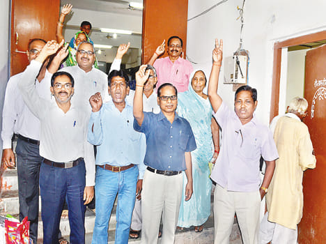 DRDA walkout by employees