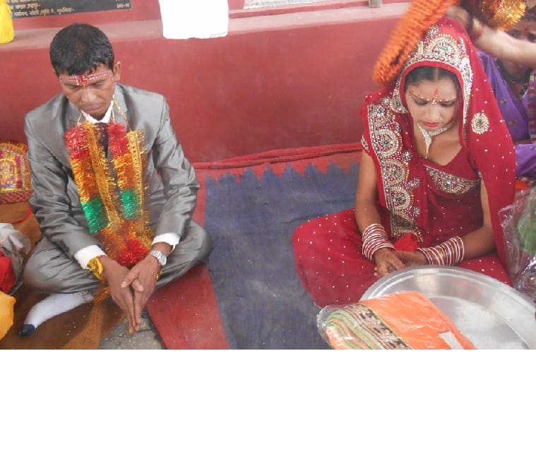 first marries in the temple