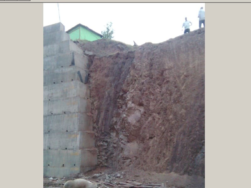 due to four lane road work many house hold in threat