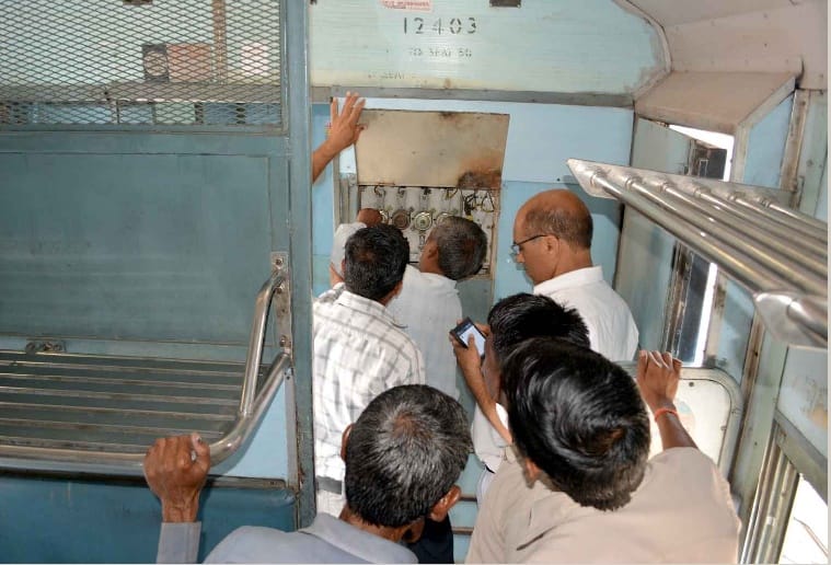 Jalandhar Express fire chaos