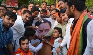 Only BJP sweep in parks put on the birthday of Keshav