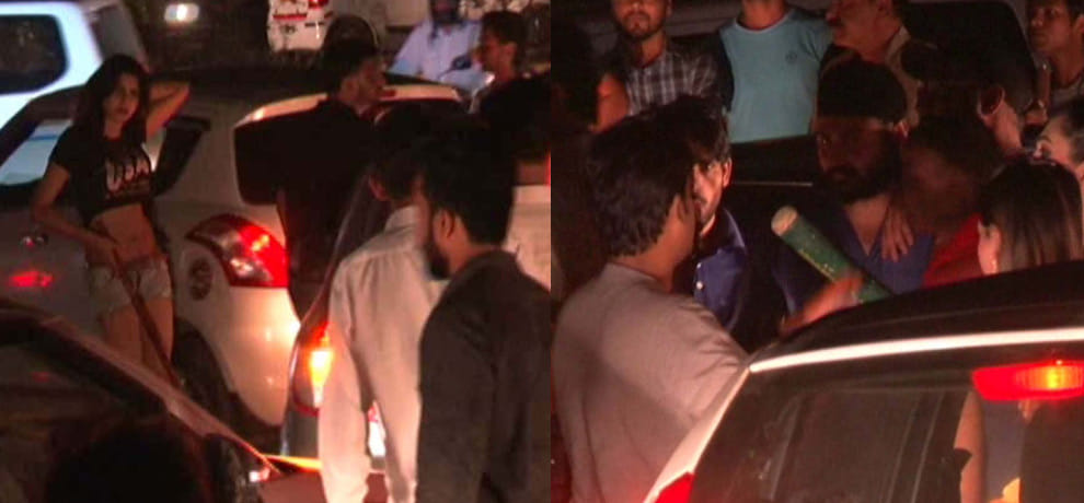 kinnars attack out side a pub in gurgaon 