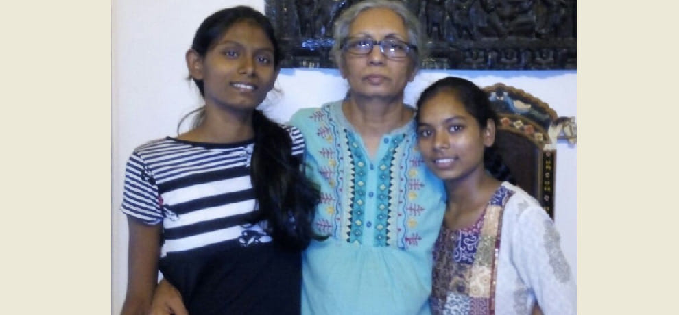 mothers day special woman that take cares adopted kids lika her kid