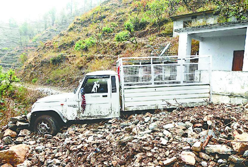 Excess rainfall: my then hit by debris
