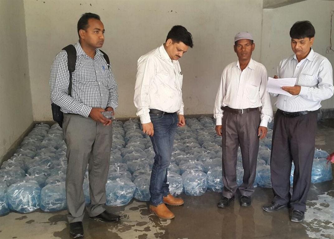 Four illegal plant water seal