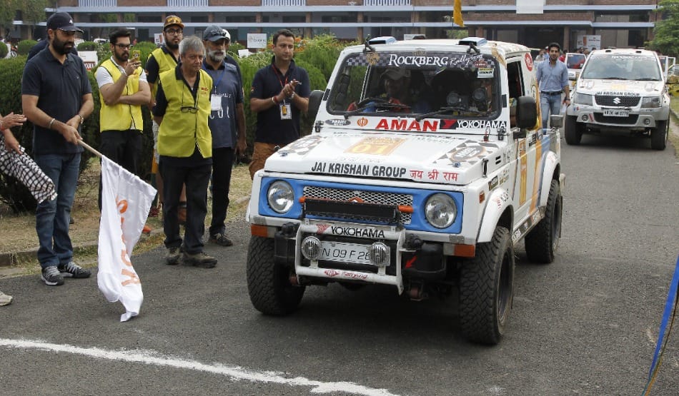 flag off to Sajoba Himalayan Rally in chandigarh