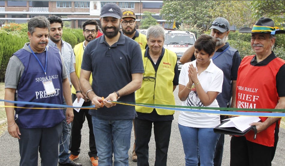 flag off to Sajoba Himalayan Rally in chandigarh