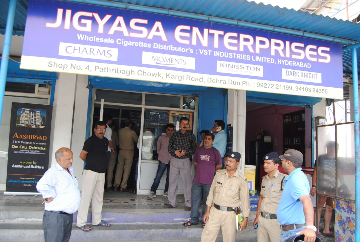 theft in cigarette godown