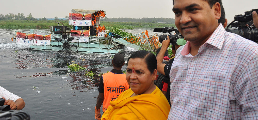 we are serious to clean yamuna uma bharti
