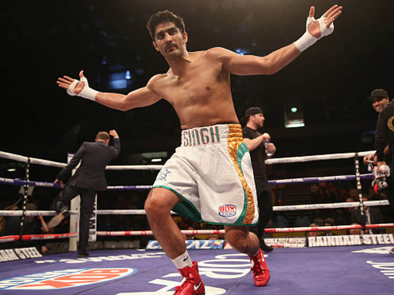 vijender singh will fight on 13th june