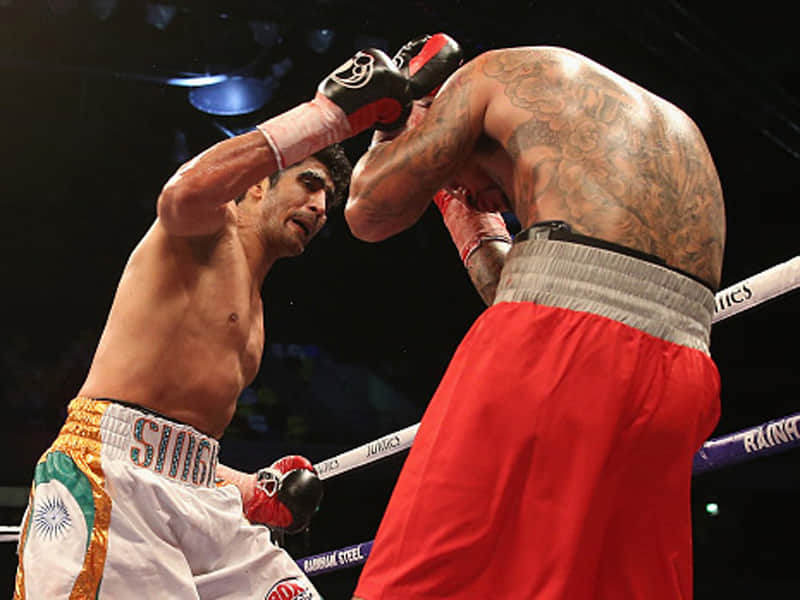 vijender singh will fight on 13th june