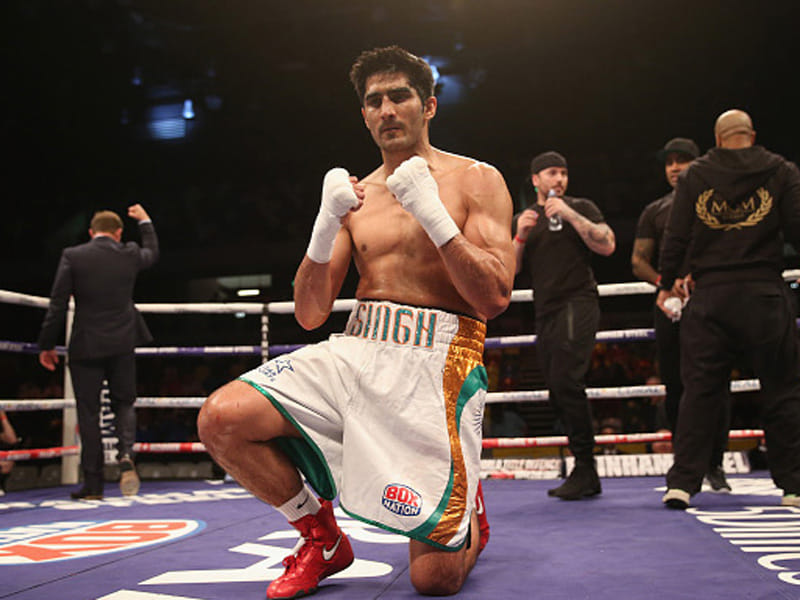 vijender singh will fight on 13th june