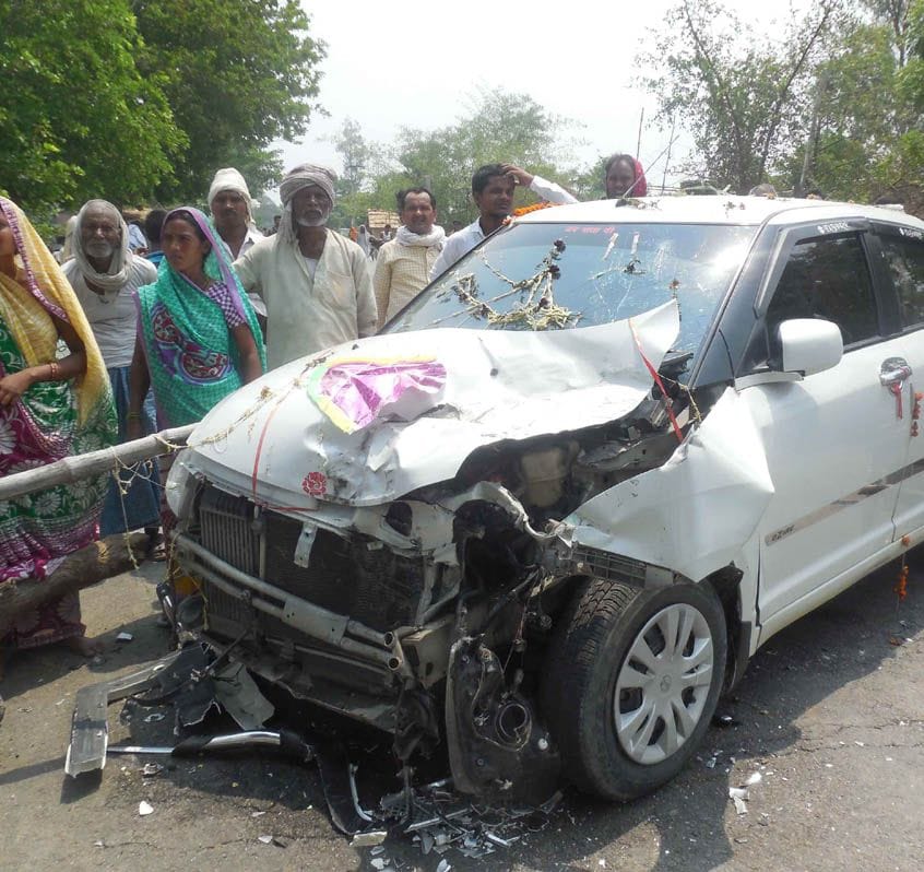 Accident me student ki maut