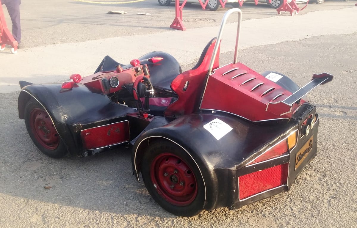 rohtak, invented a car, car beautiful, seat belt, amazing, racing car, haryana rohtak