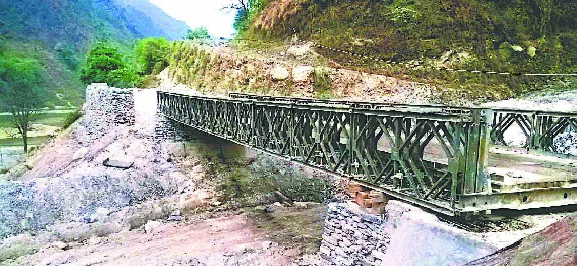 Bridge closed to traffic two months Hrdia Valley