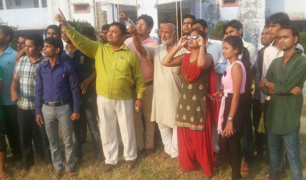 People were thrilled to see the transit of planet Mercury