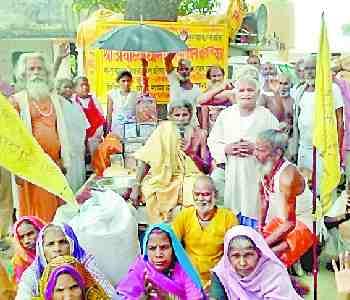 84 Kosi Parikrama reached Umri Begmganj 