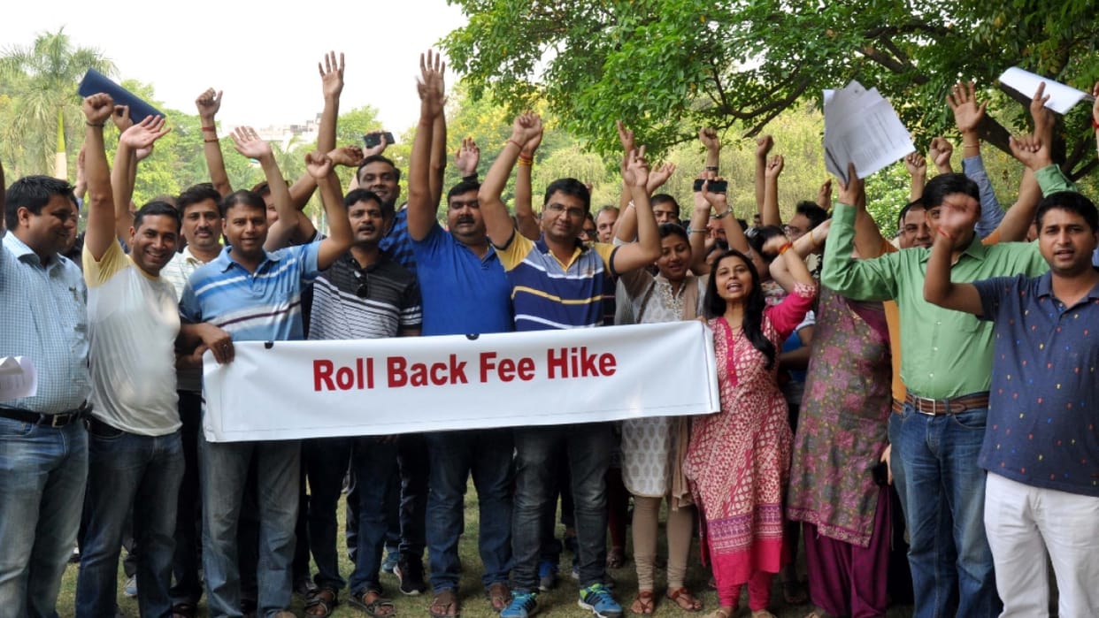 parents agitaition for fees