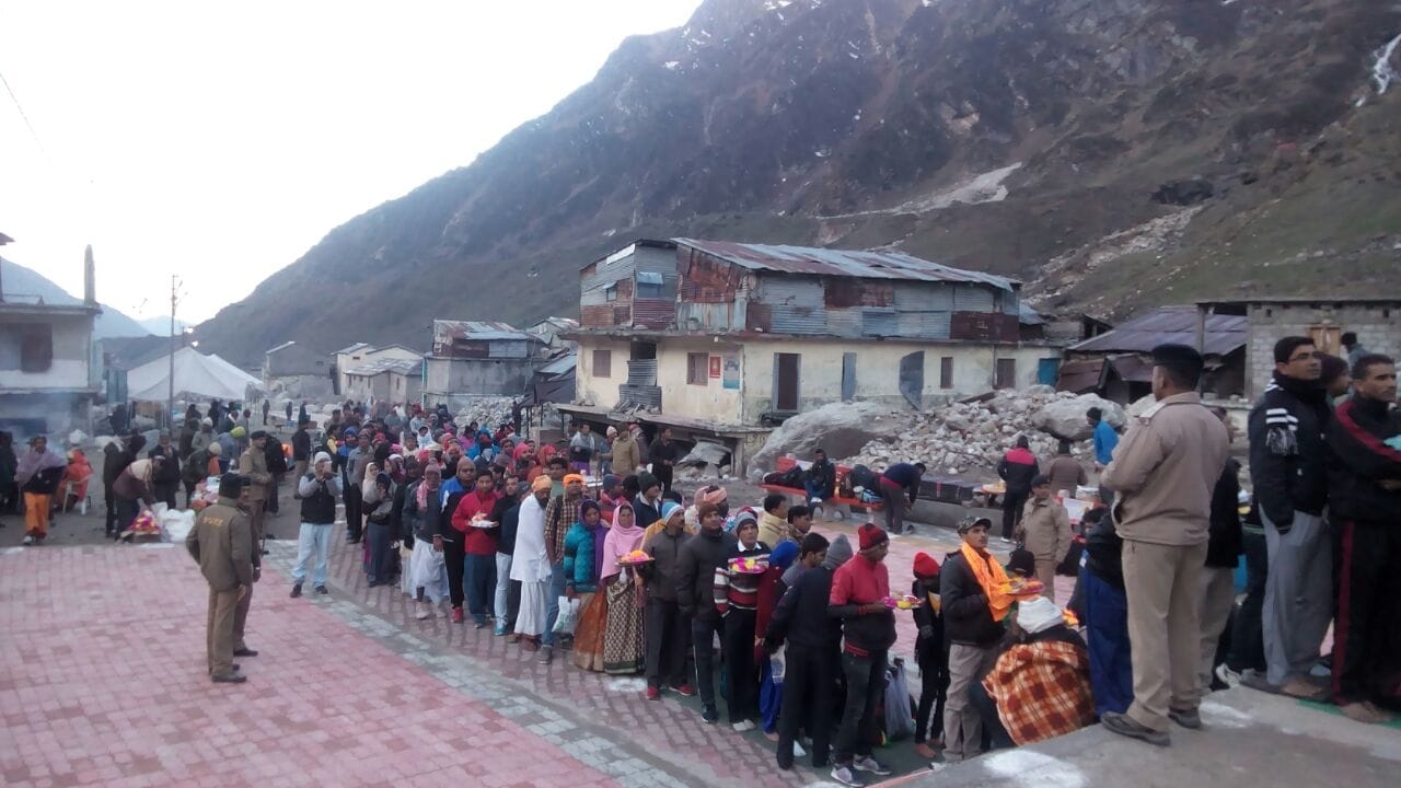 Portals of kedarnath open