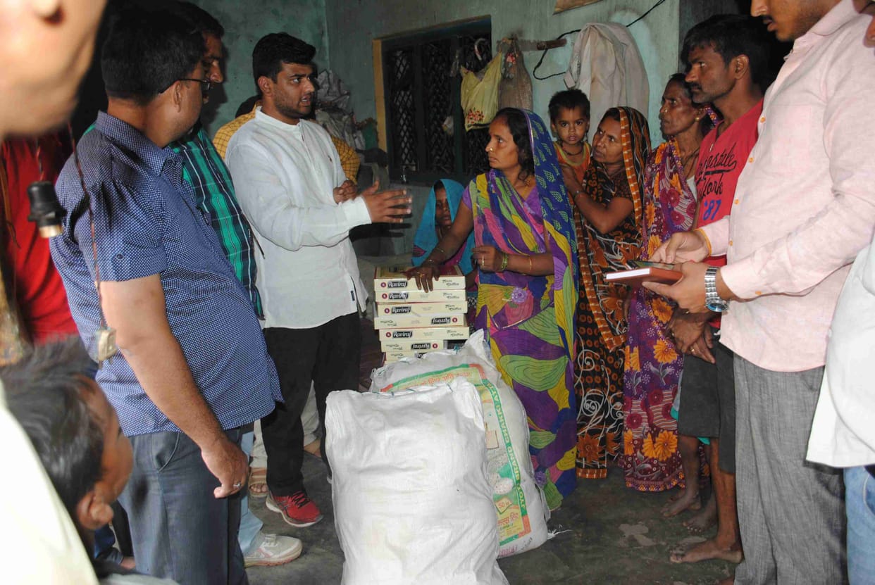Married the daughter of the aid for fire victims