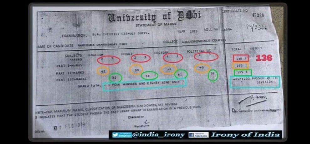 twitter takes on pm degree ask to show real one