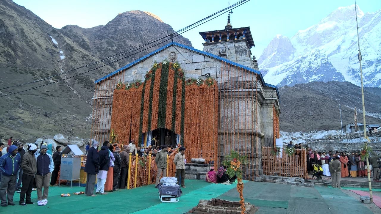 Portals of kedarnath open