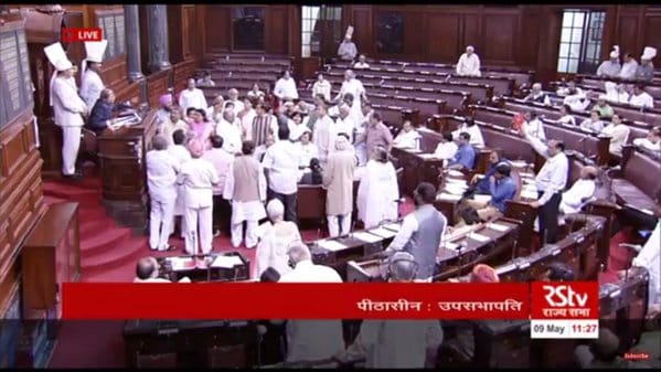 indian national congress want that pm modi give statement in rajya sabha on augusta westland