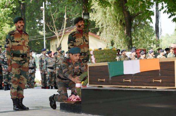 Wreath laying ceremony of martyr Jawan Ramesh Chand Yadav