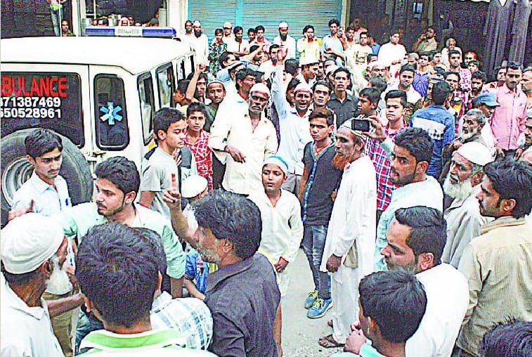 Uproar over the death of the young man