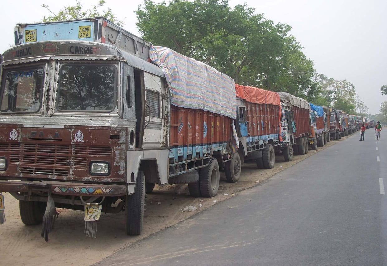 Warehouse truck drivers on the rampage