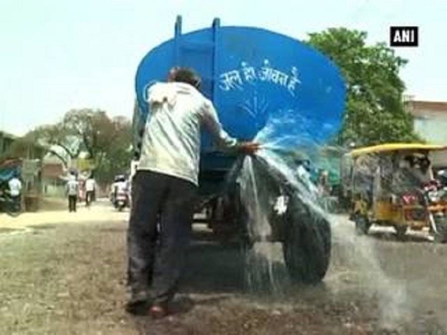 The place of the pipeline, RO plant extinguished thirst