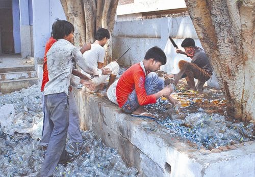 wine bottels broken in agra