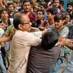 raised against RSS by students of Jadavpur University, Kolkata