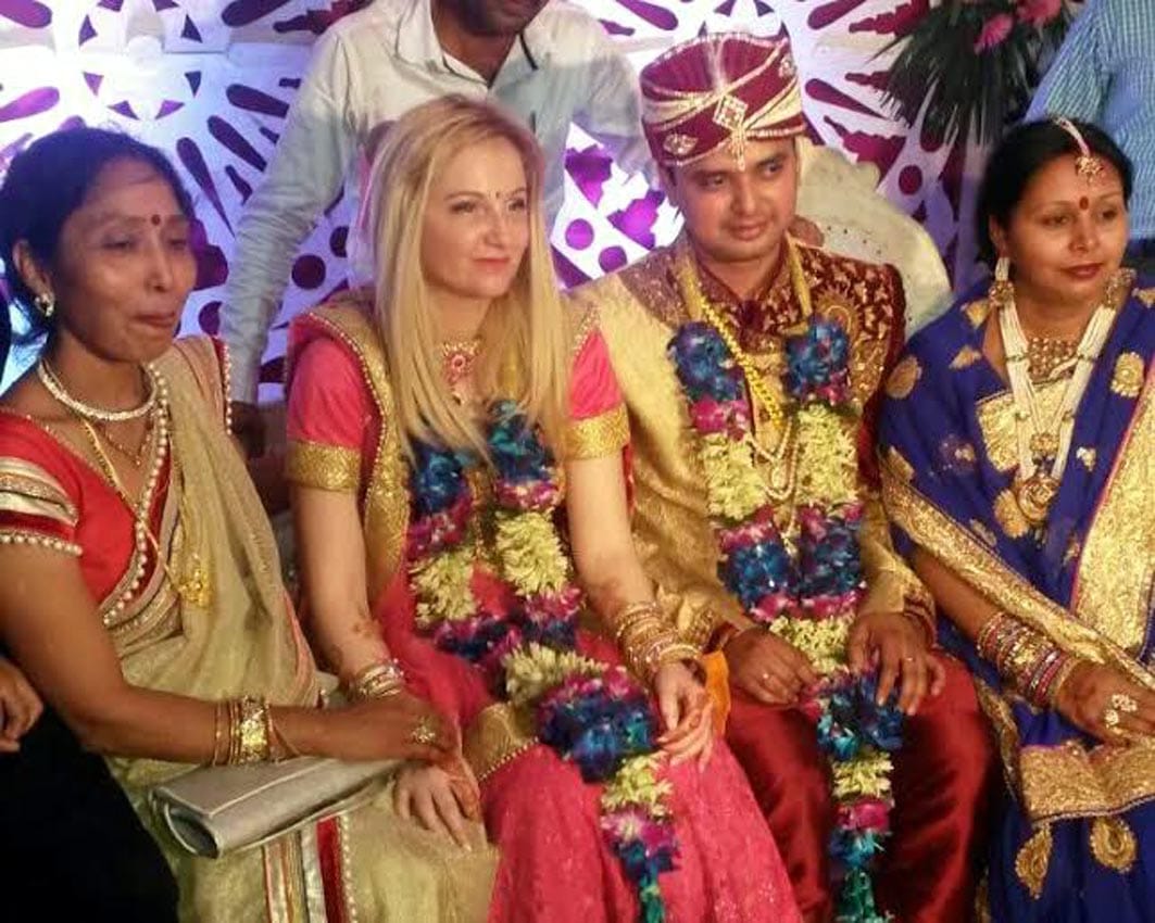 khurja's man get married with Romania girl 