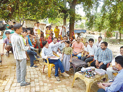  now Tulsipur village spread measles