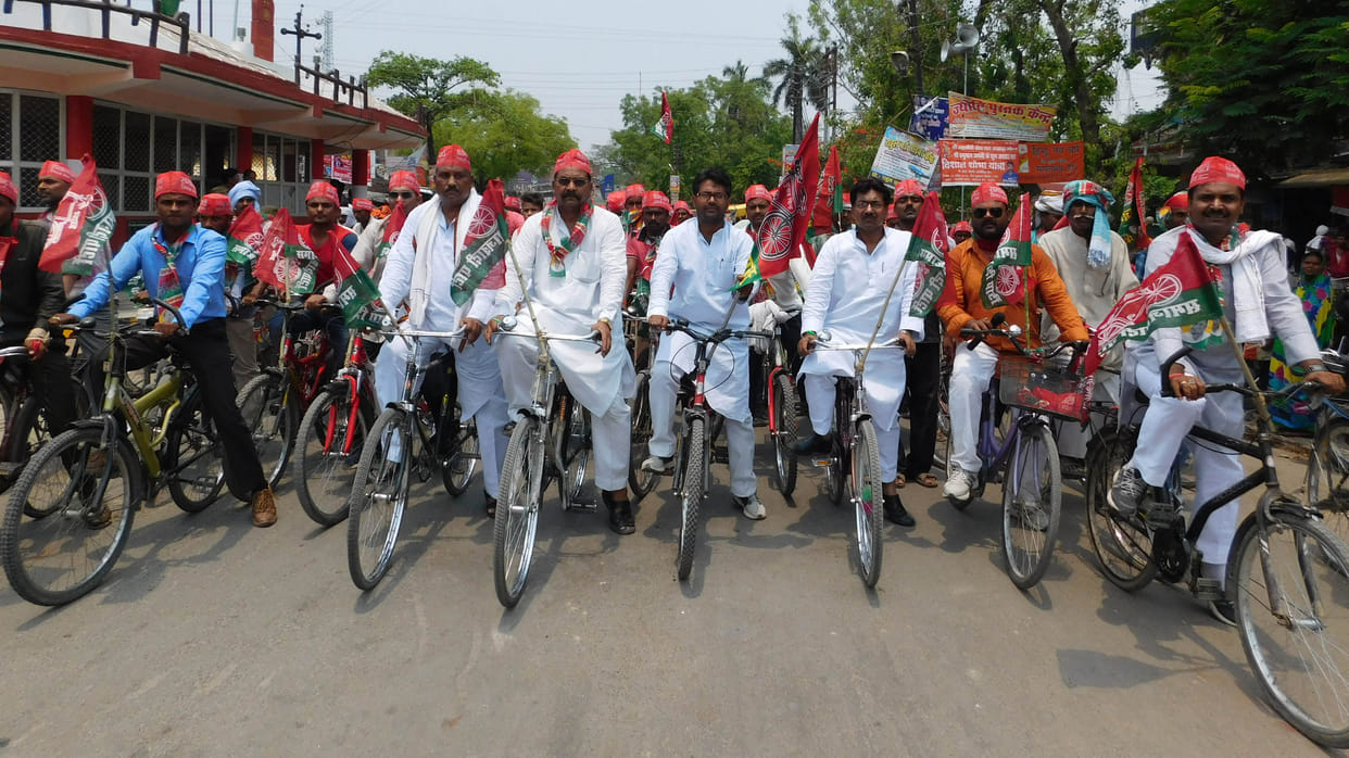   Cycle rally highlighted the government's achievements