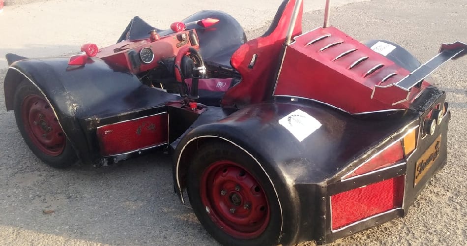 unique car, highbrid car, unique racing car, battary car, sampla, rohtak, haryana