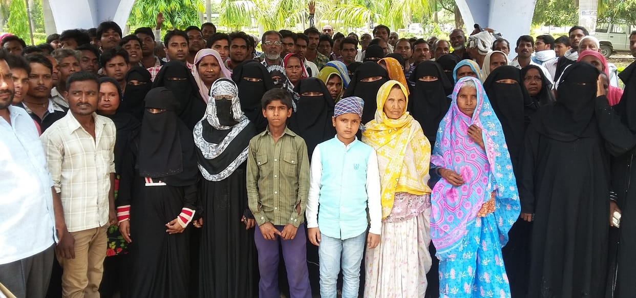 Villagers complain Faked