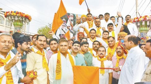 maharana pratap birthday celebration in agra