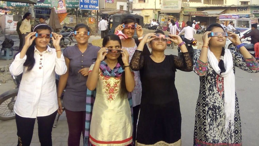 Mercury transit as seen from the filter glasses