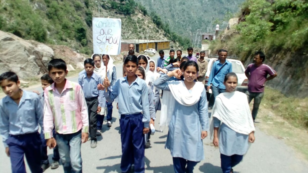 The performance by the children, three teacher suspended