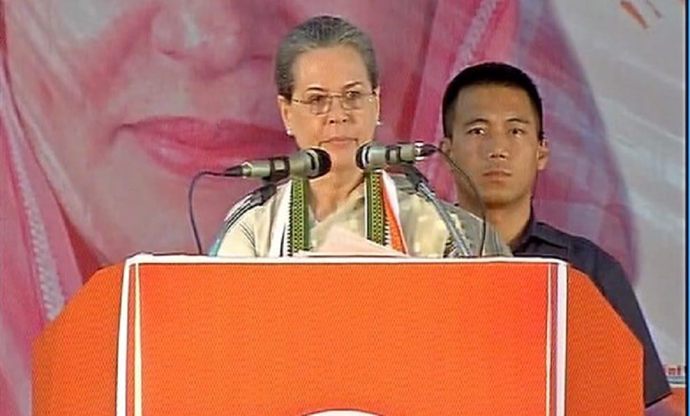 Sonia replied Modi, In India that I'll breathe my last