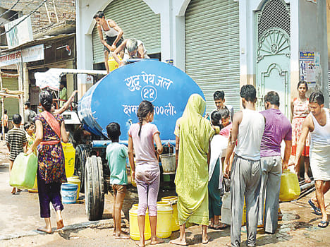 The city increased water crisis