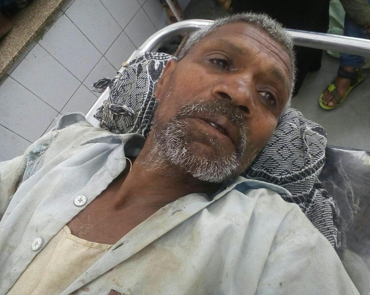 The father-son injured wild pig attack