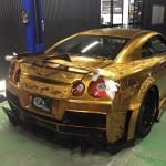 Gold car cost $1 million in Dubai