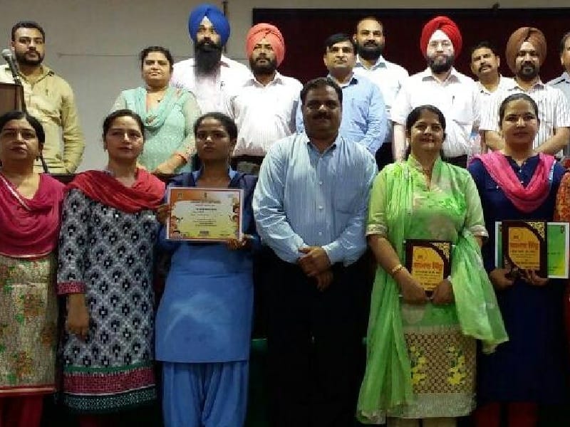 Library Building Award winner, teacher, honored, mother underwent College, Fatehgarh Sahib